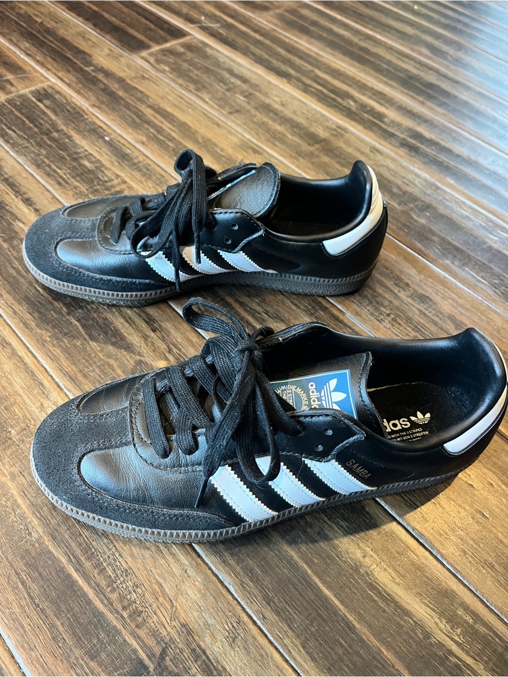 Adidas Samba Classic Sneakers in Black/White